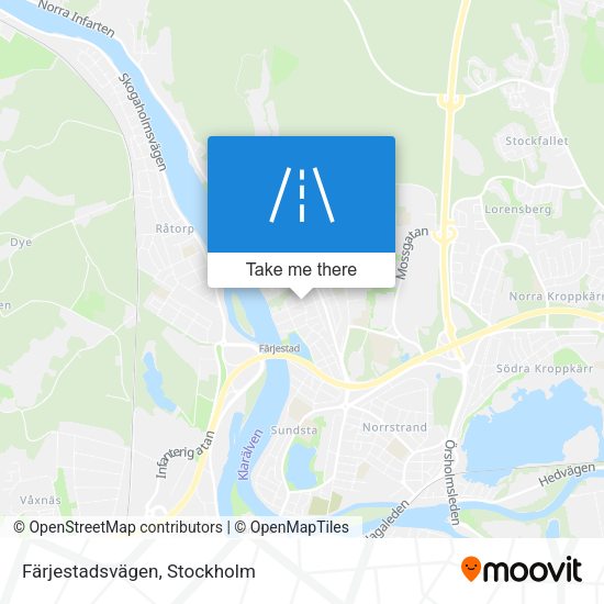 Färjestadsvägen map