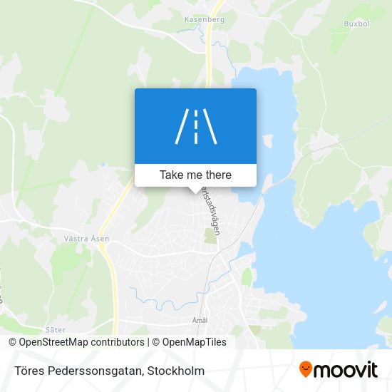 Töres Pederssonsgatan map