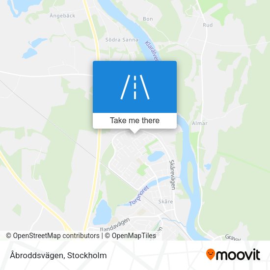 Åbroddsvägen map