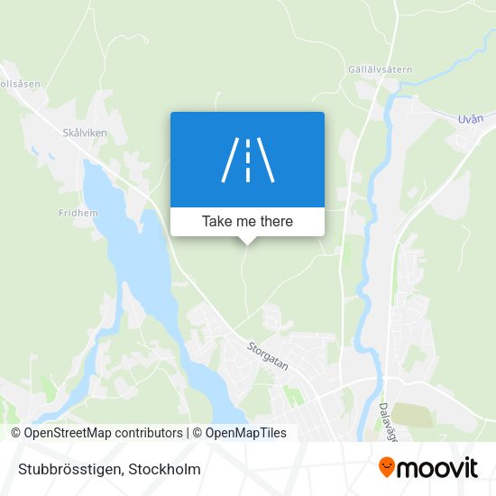 Stubbrösstigen map