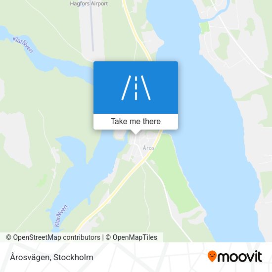 Årosvägen map
