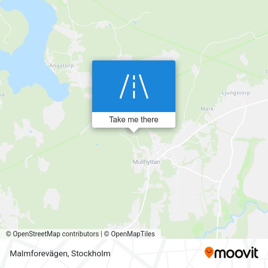 Malmforevägen map