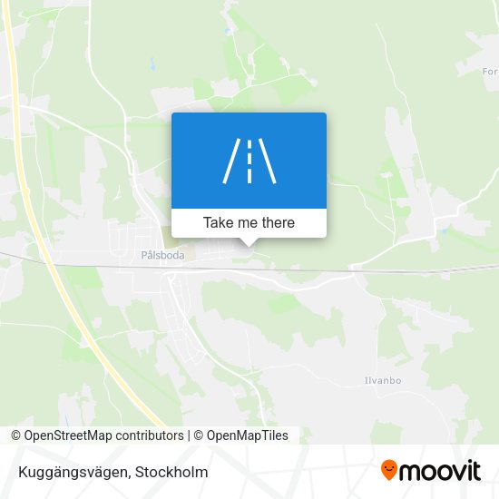 Kuggängsvägen map