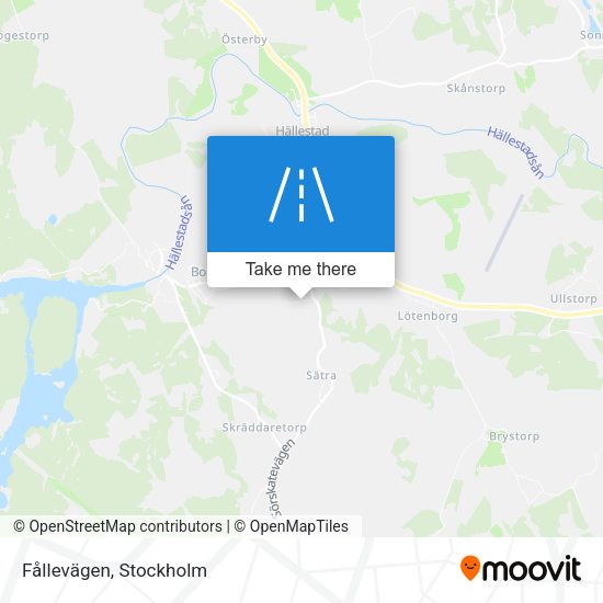 Fållevägen map