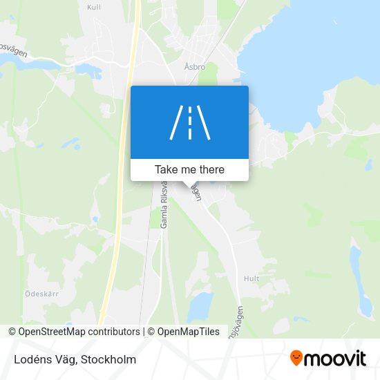 Lodéns Väg map