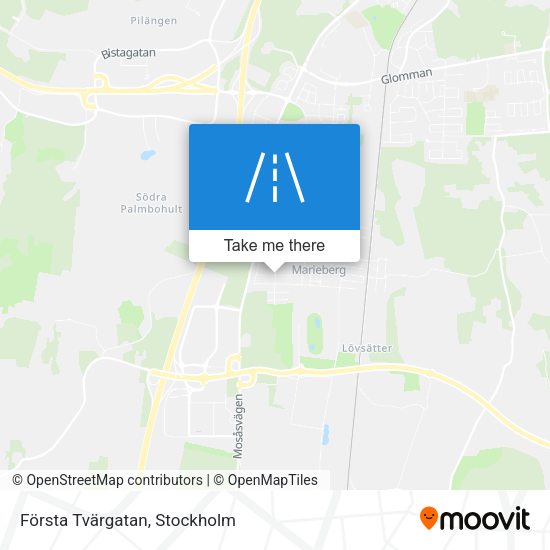 Första Tvärgatan map