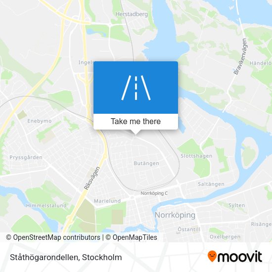 Ståthögarondellen map