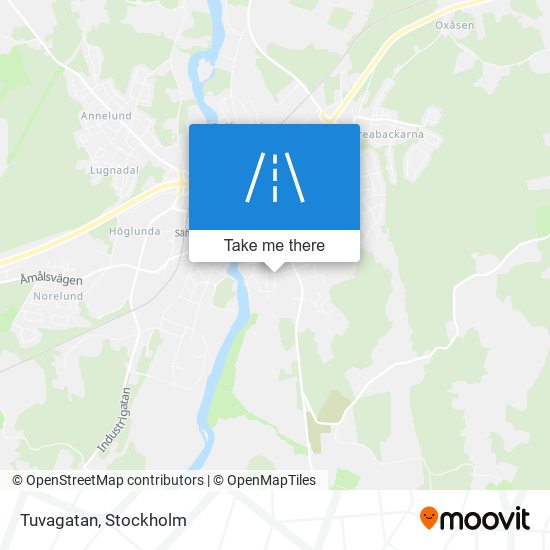 Tuvagatan map