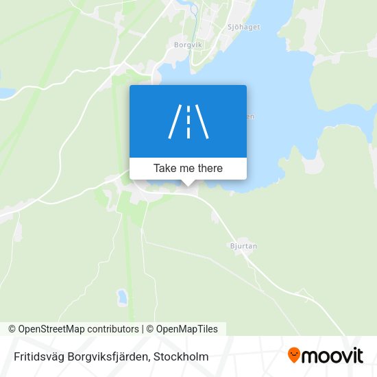 Fritidsväg Borgviksfjärden map