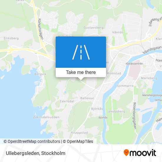 Ullebergsleden map