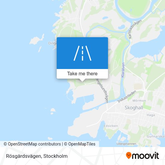 Rösgärdsvägen map