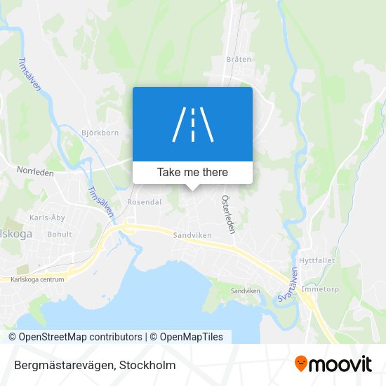 Bergmästarevägen map
