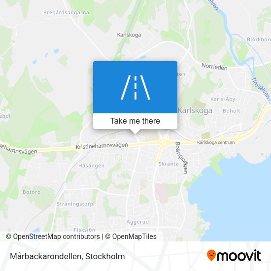 Mårbackarondellen map