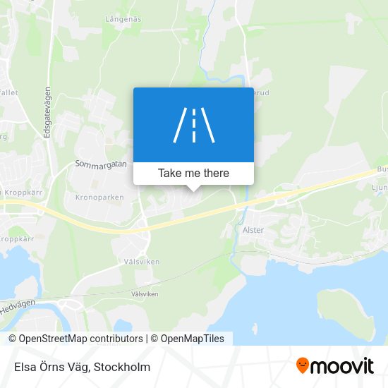 Elsa Örns Väg map