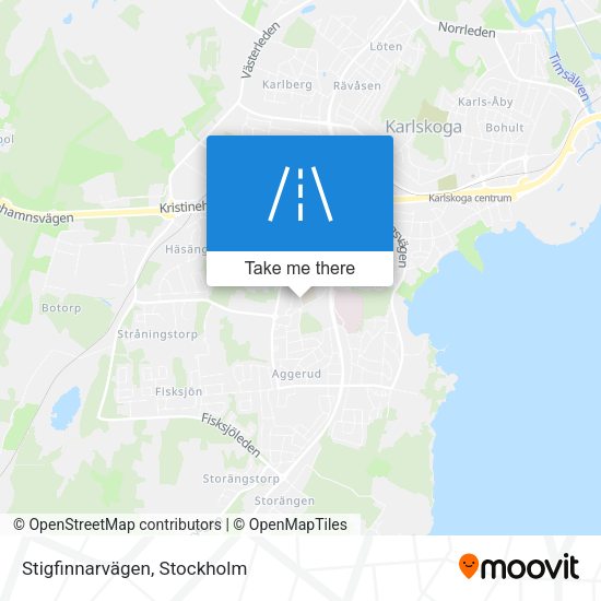 Stigfinnarvägen map