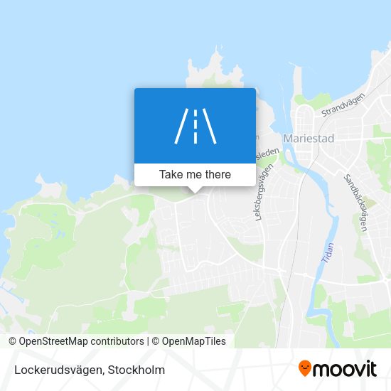 Lockerudsvägen map