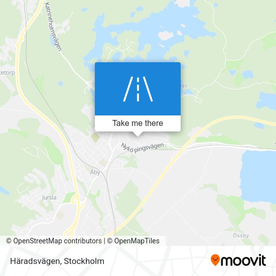 Häradsvägen map