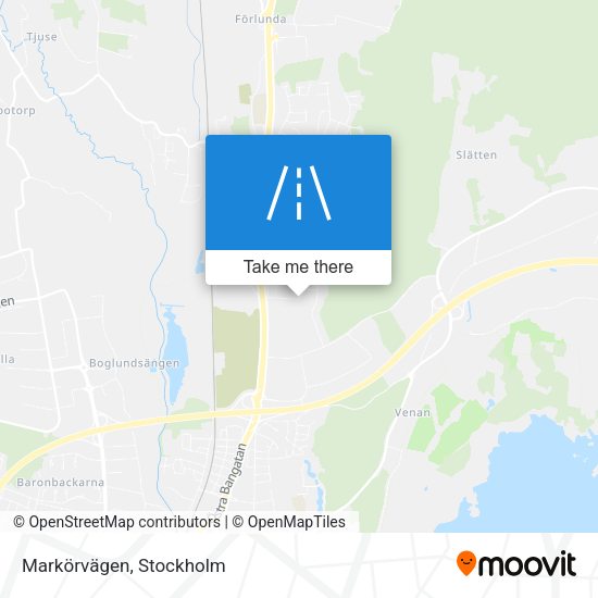 Markörvägen map
