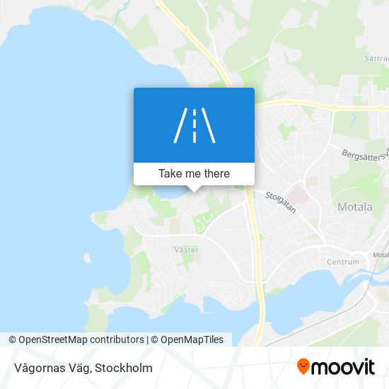 Vågornas Väg map