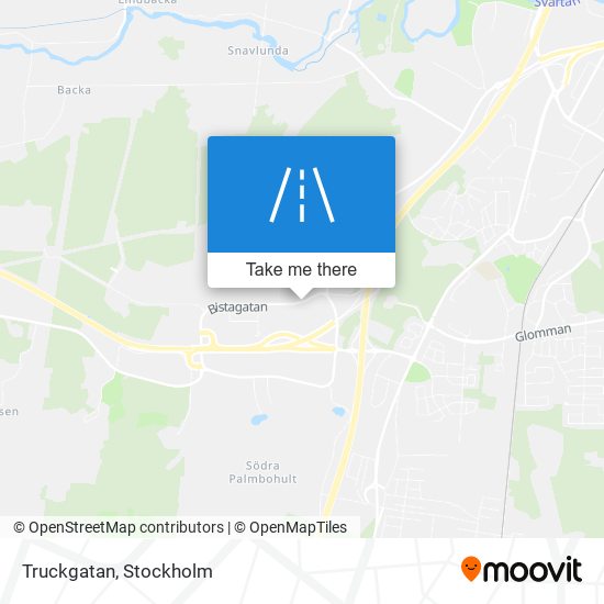 Truckgatan map