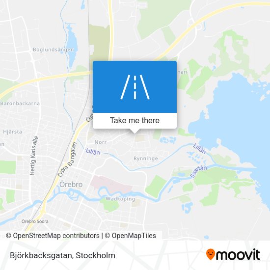 Björkbacksgatan map