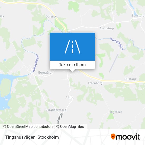 Tingshusvägen map