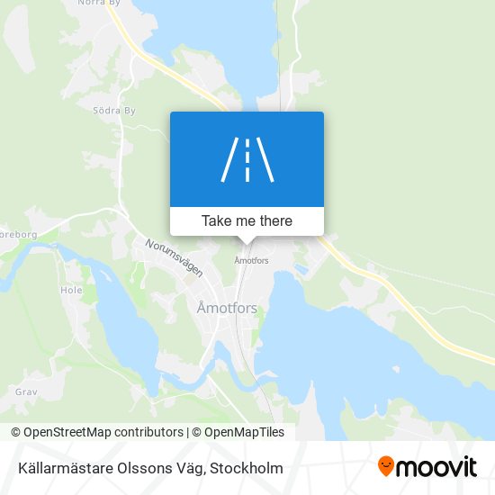 Källarmästare Olssons Väg map