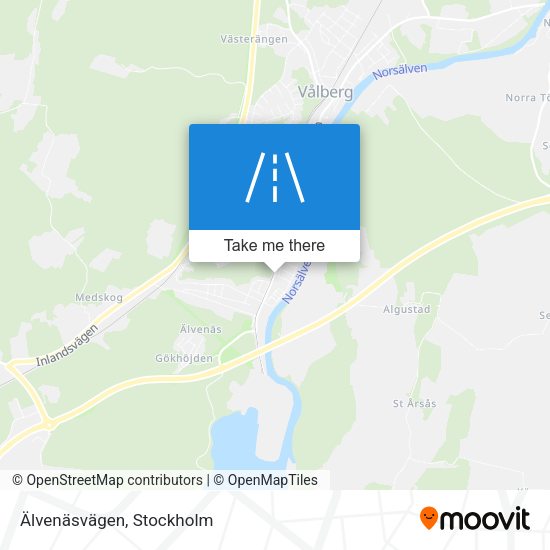 Älvenäsvägen map