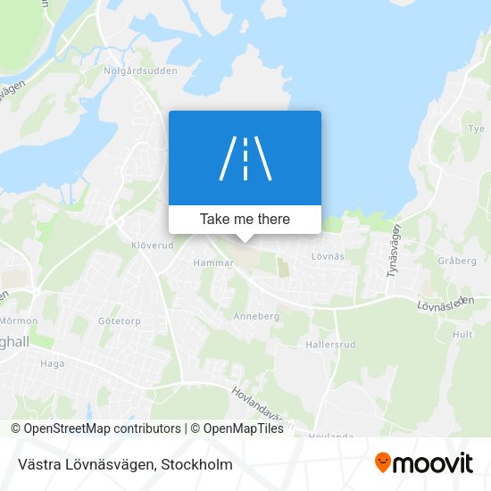 Västra Lövnäsvägen map