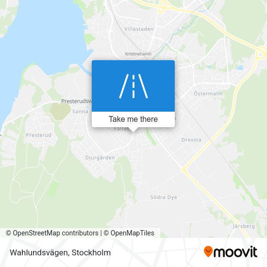 Wahlundsvägen map