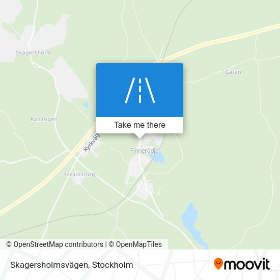 Skagersholmsvägen map