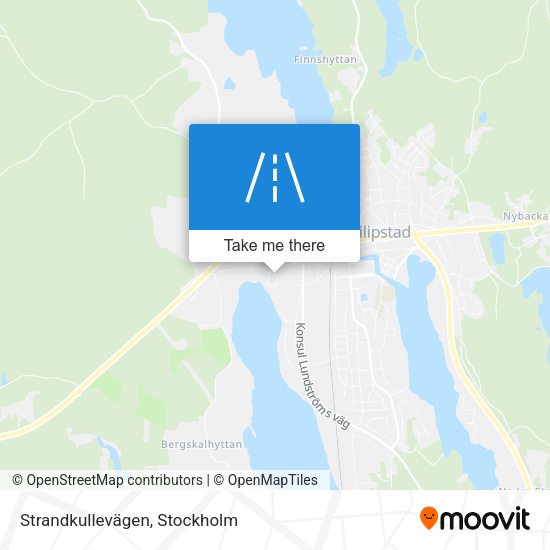 Strandkullevägen map