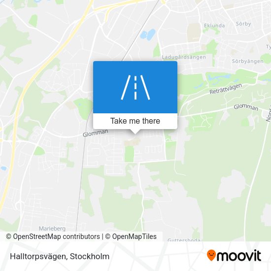 Halltorpsvägen map