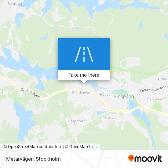 Metarvägen map