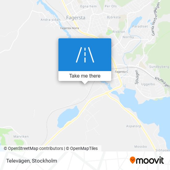 Televägen map