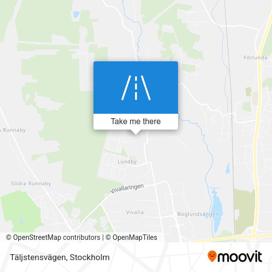 Täljstensvägen map