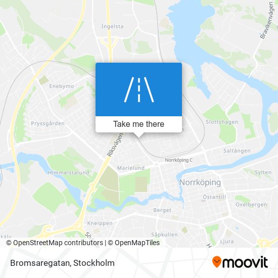 Bromsaregatan map