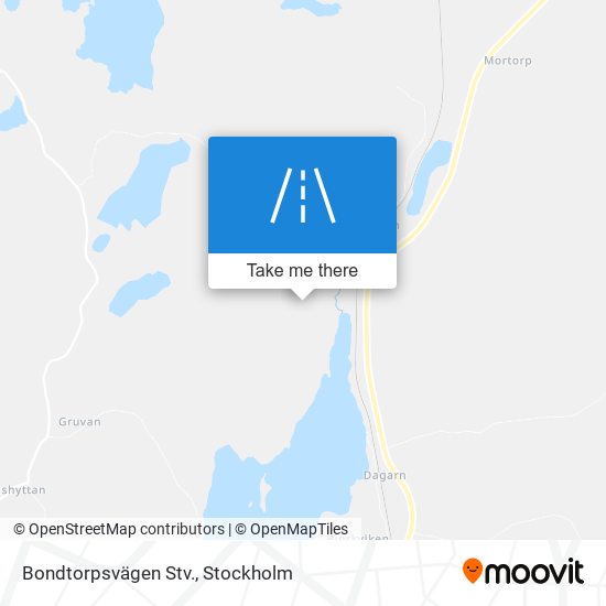 Bondtorpsvägen Stv. map