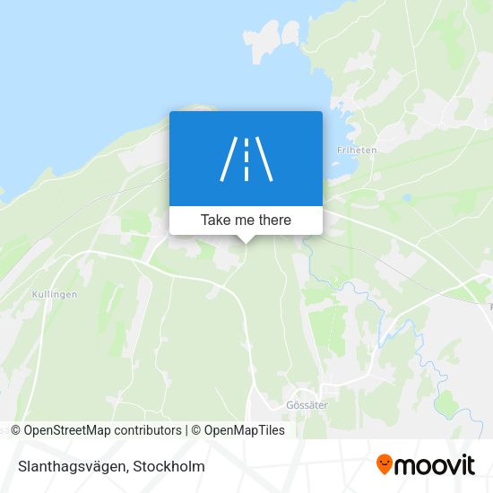 Slanthagsvägen map