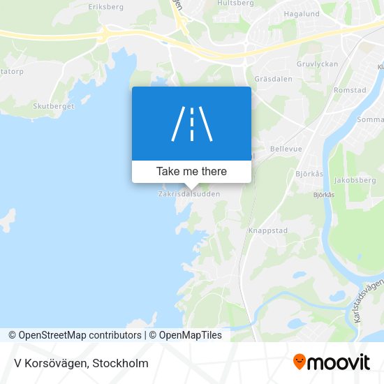 V Korsövägen map
