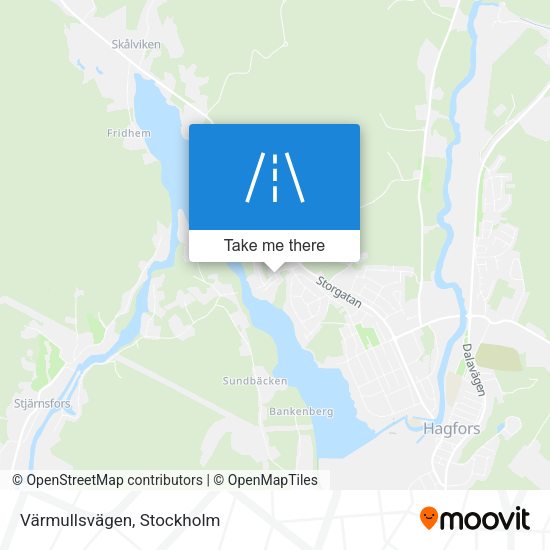 Värmullsvägen map