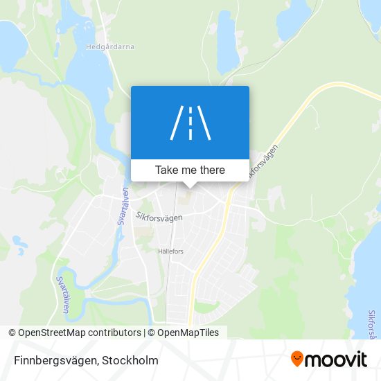 Finnbergsvägen map