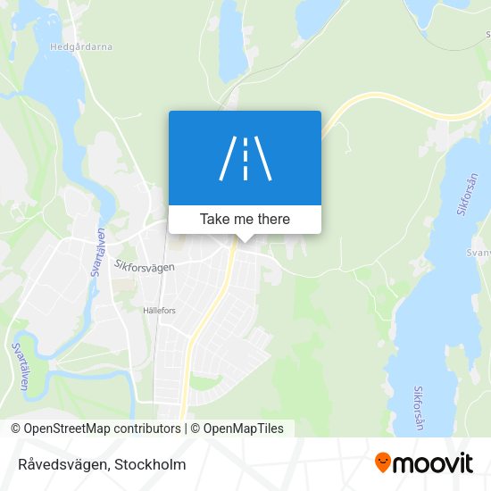 Råvedsvägen map