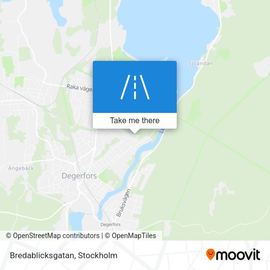 Bredablicksgatan map