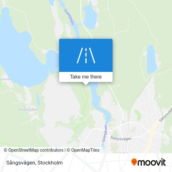 Sångsvägen map