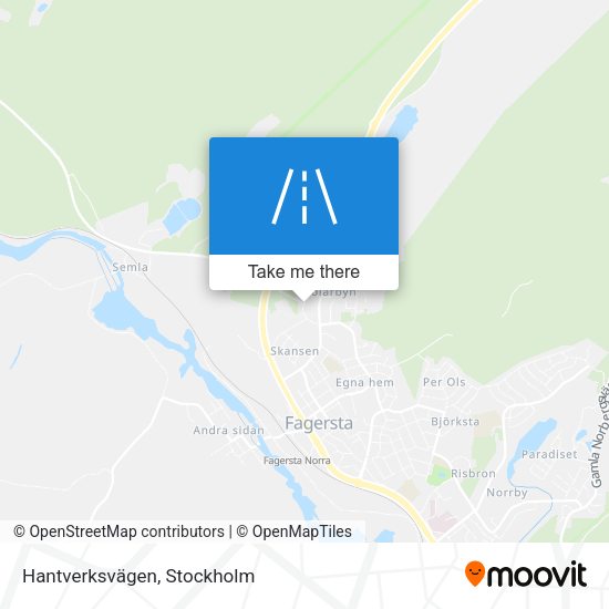Hantverksvägen map