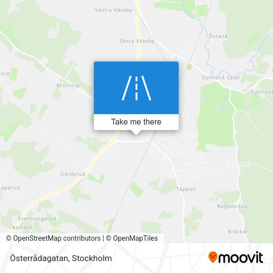 Österrådagatan map