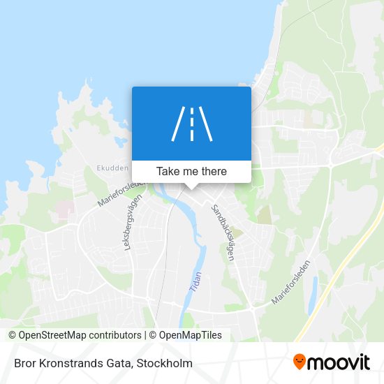 Bror Kronstrands Gata map