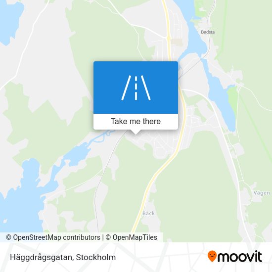 Häggdrågsgatan map