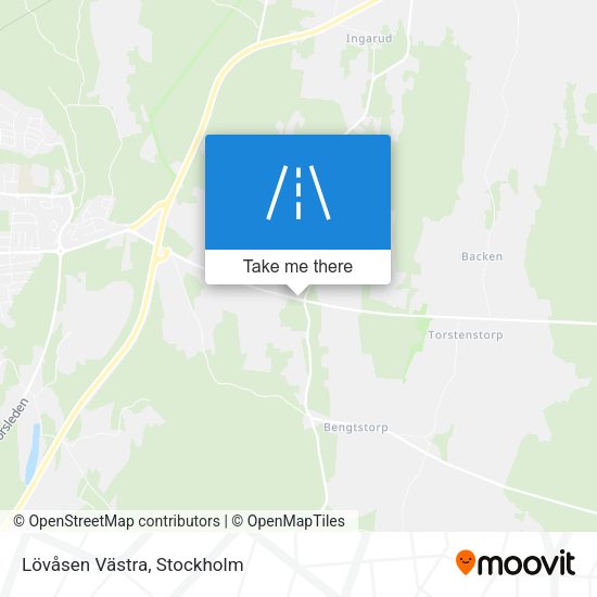 Lövåsen Västra map